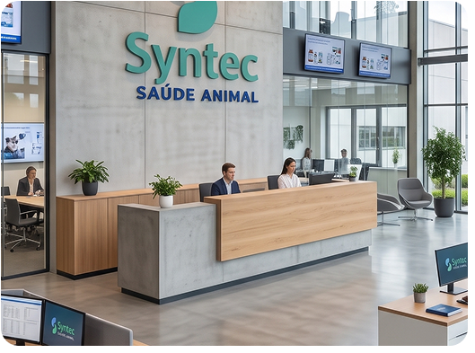 Recepção da Syntec Saúde Animal